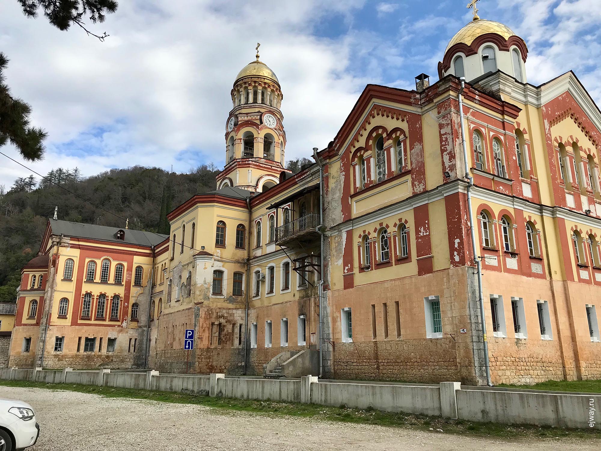 Абхазия, Новоафонский монастырь, ejway.ru, архитектура, фасад