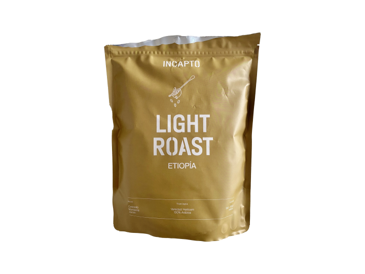 Light roast. Etiopia. Incapto