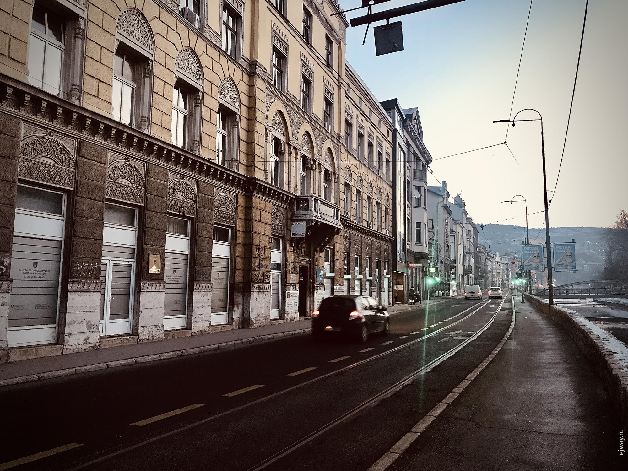Босния и Герцеговина, Утро в Сараево, ejway.ru, улица