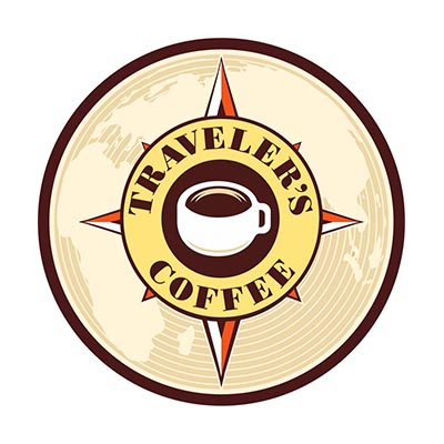 Travelerscoffee brand logo
