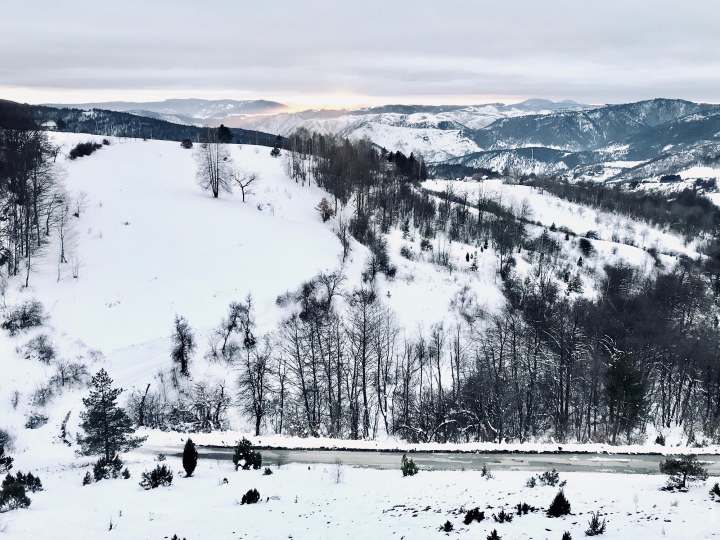 Снежные районы Сербии