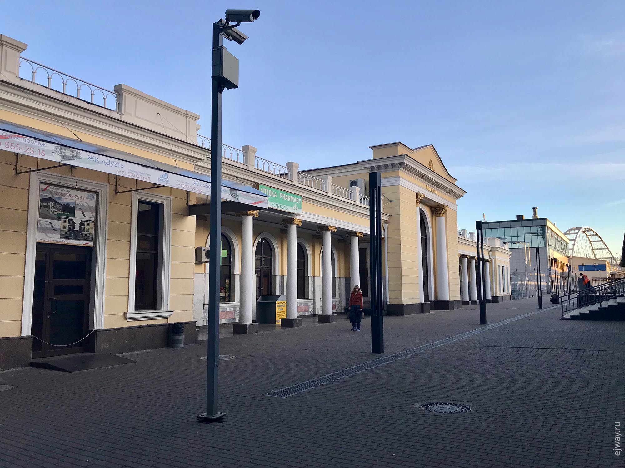 Адлер, Железнодорожный вокзал, ejway.ru, фасад, архитектура, старый вокзал