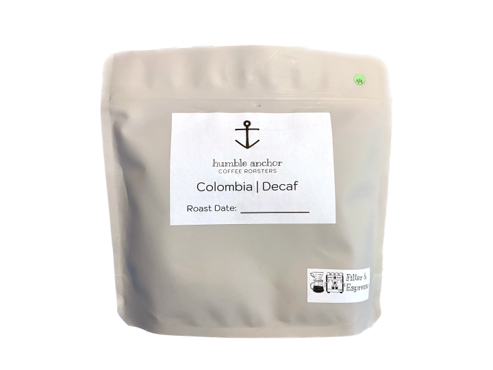 Colombia. Decaf. Humble anchor